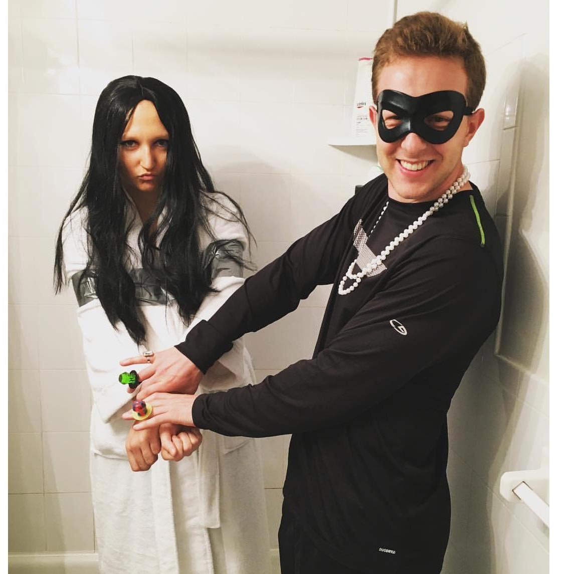 Kim K and the Jewel Thief. Halloween 2016.