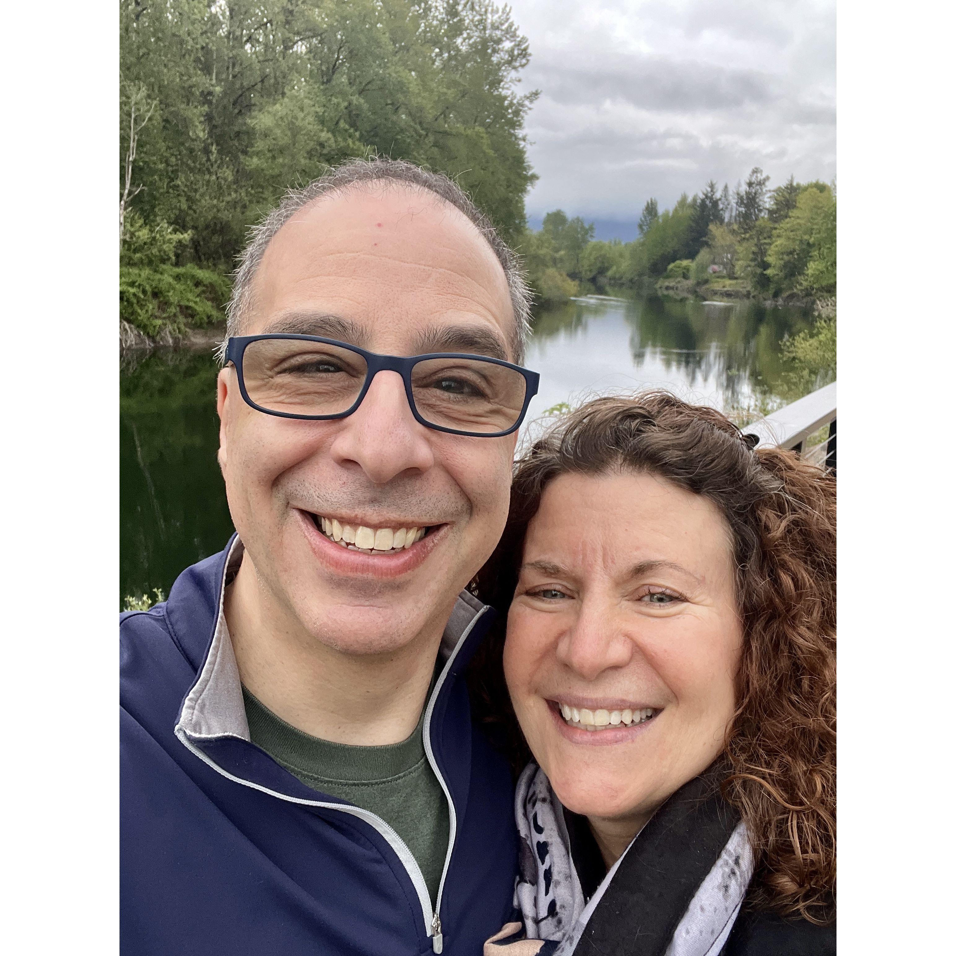 One of our favorite spots by the Snoqualmie River 🌲💚 Always peaceful, always perfect.