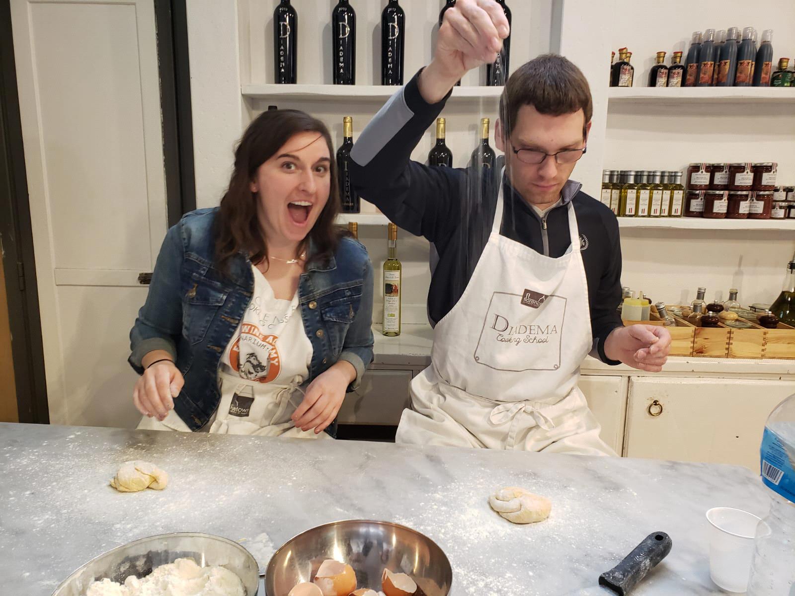 Learning how to make our own pasta