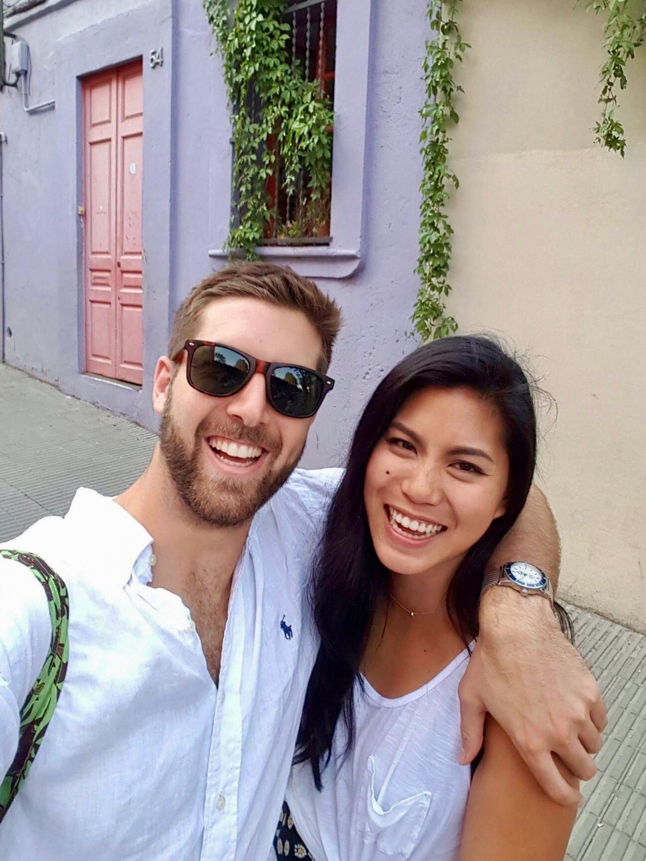 Laughing until our nose wrinkled- Barcelona, Spain