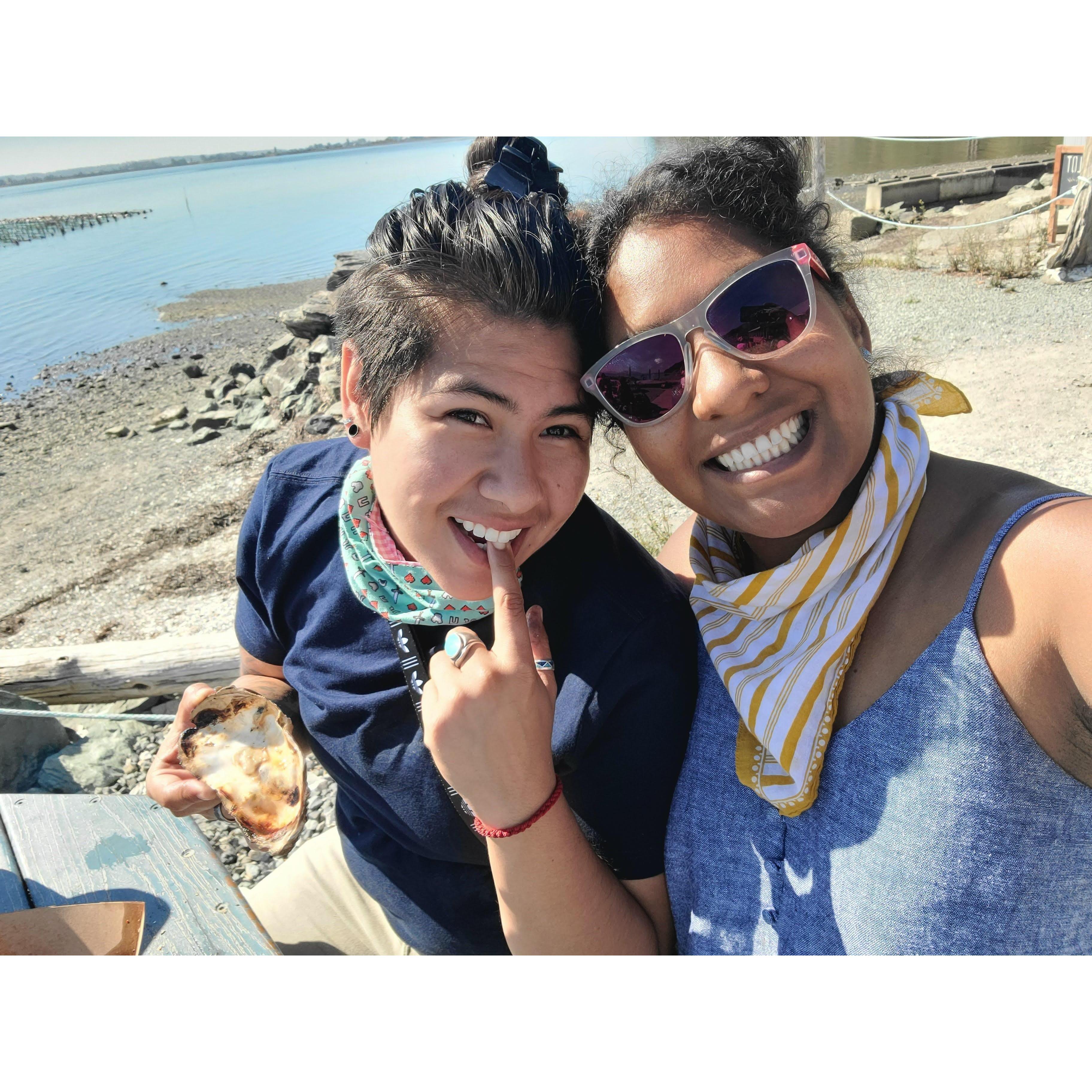 Oysters in the San Juans