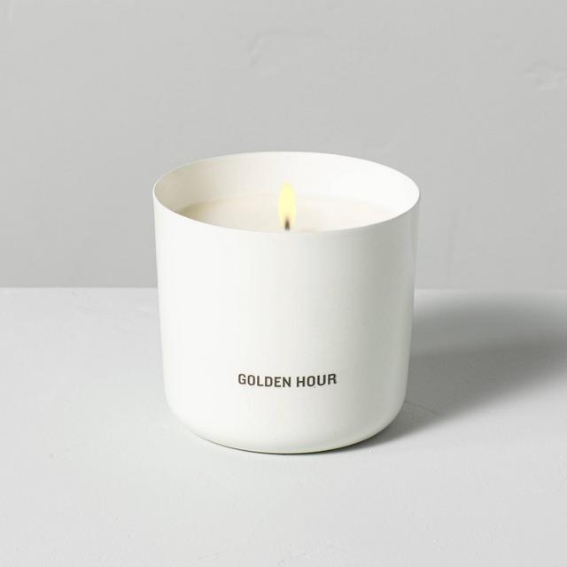 9oz Golden Hour Powder Coated Metal Seasonal Candle - Hearth & Hand™ with Magnolia