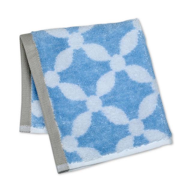 Martha Stewart Collection Dot Lattice 13" x 13" Wash Towel, Created for Macy's