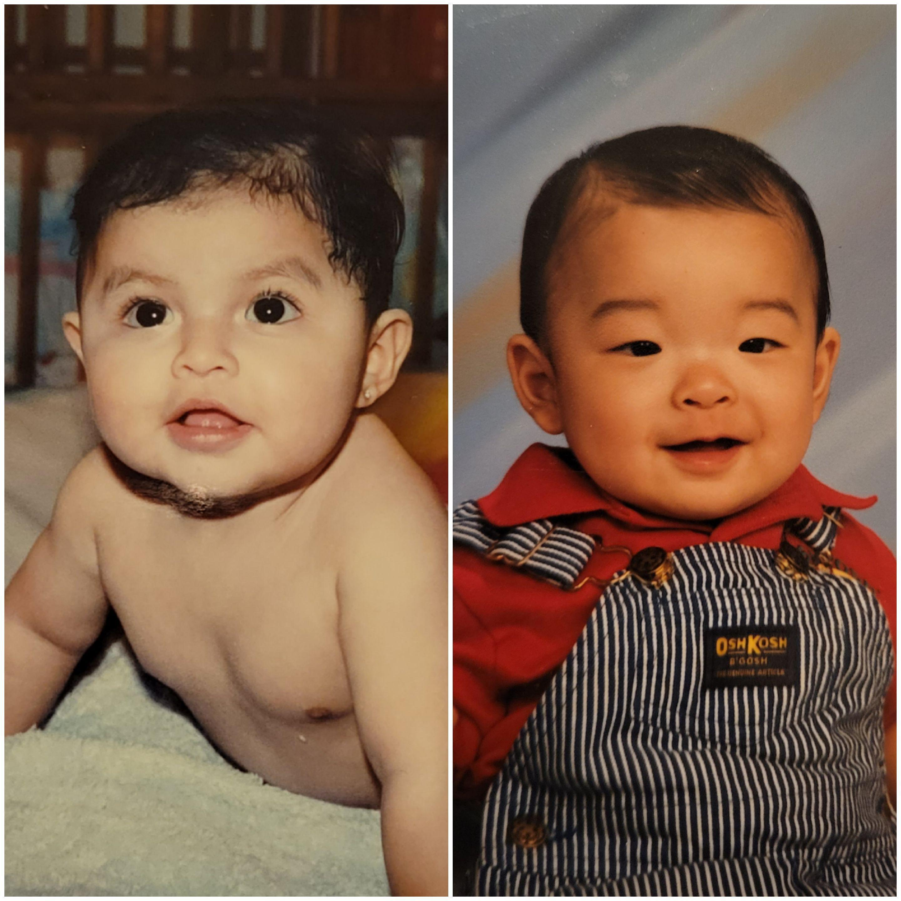 Baby Karen and Baby Cameron
