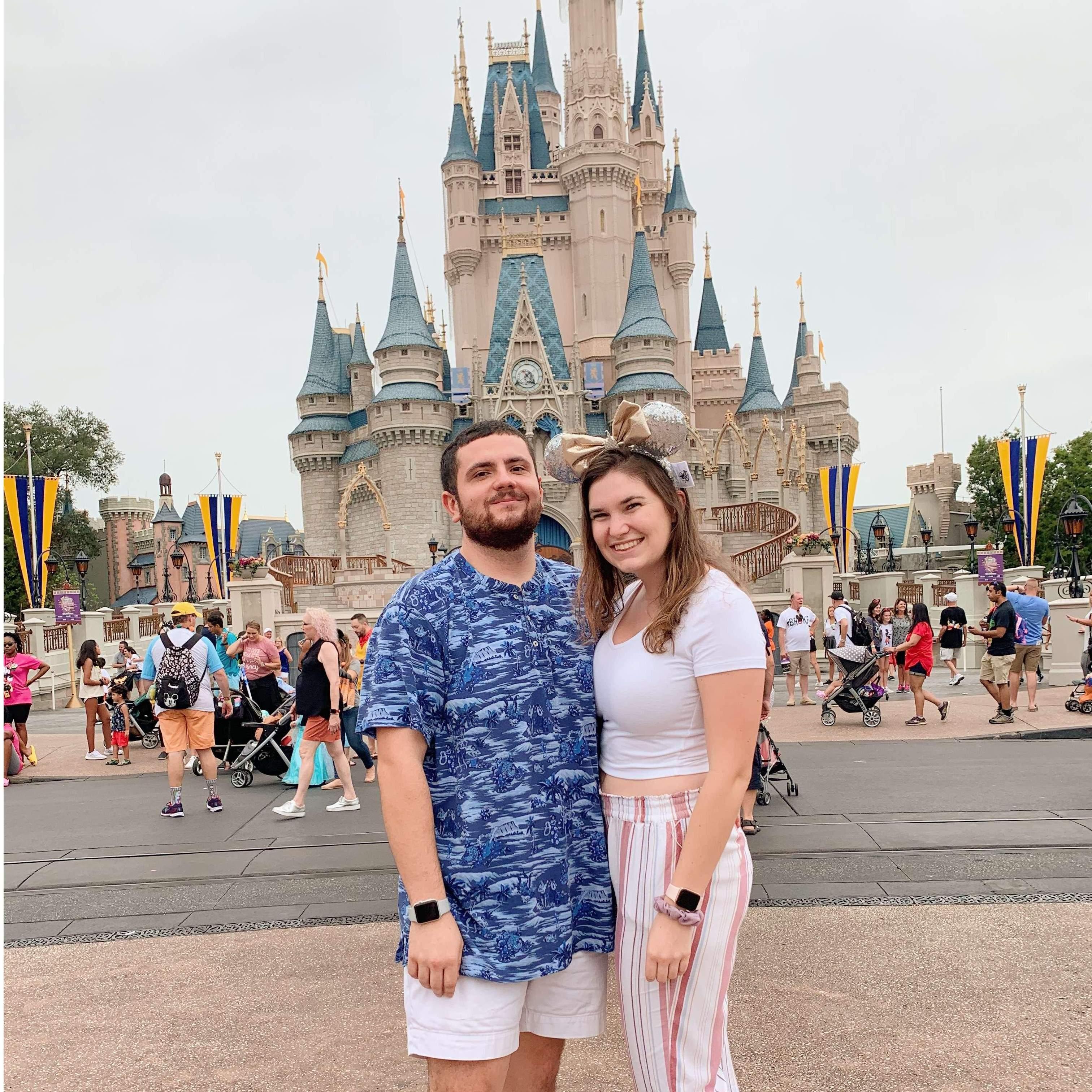 Being Disney adults during our trip to Florida in October 2019.