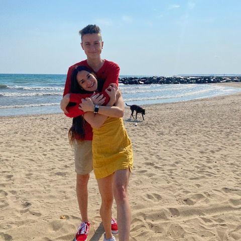 Turner's first visit to Milwaukee (yes, the beach pic is in Wisconsin)