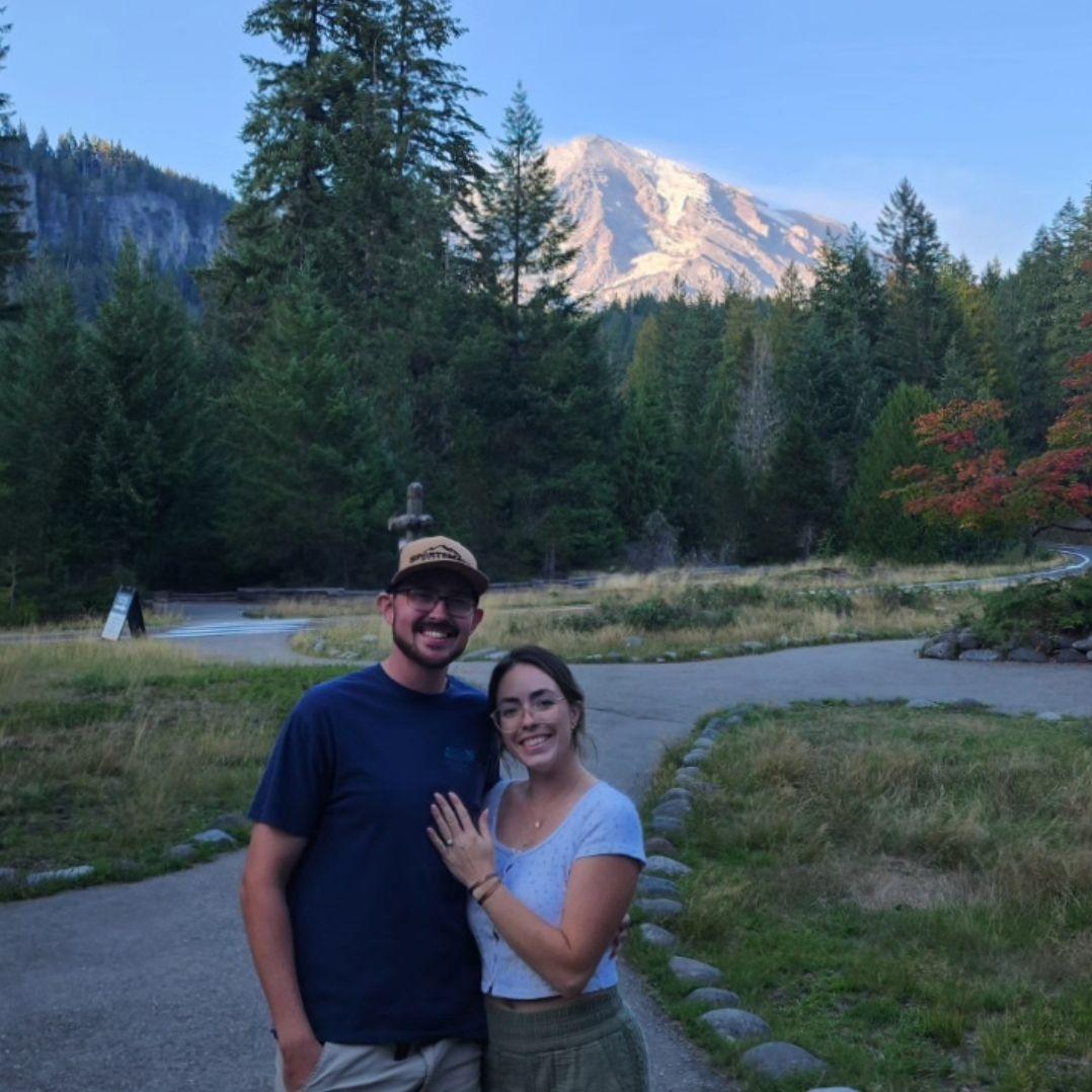 Second day of Engagement!! First day of Engagement trip!! Gage planned an entire weekend trip to Rainer for us the day after he proposed. The whole trip was a suprise an it was PERFECT!!