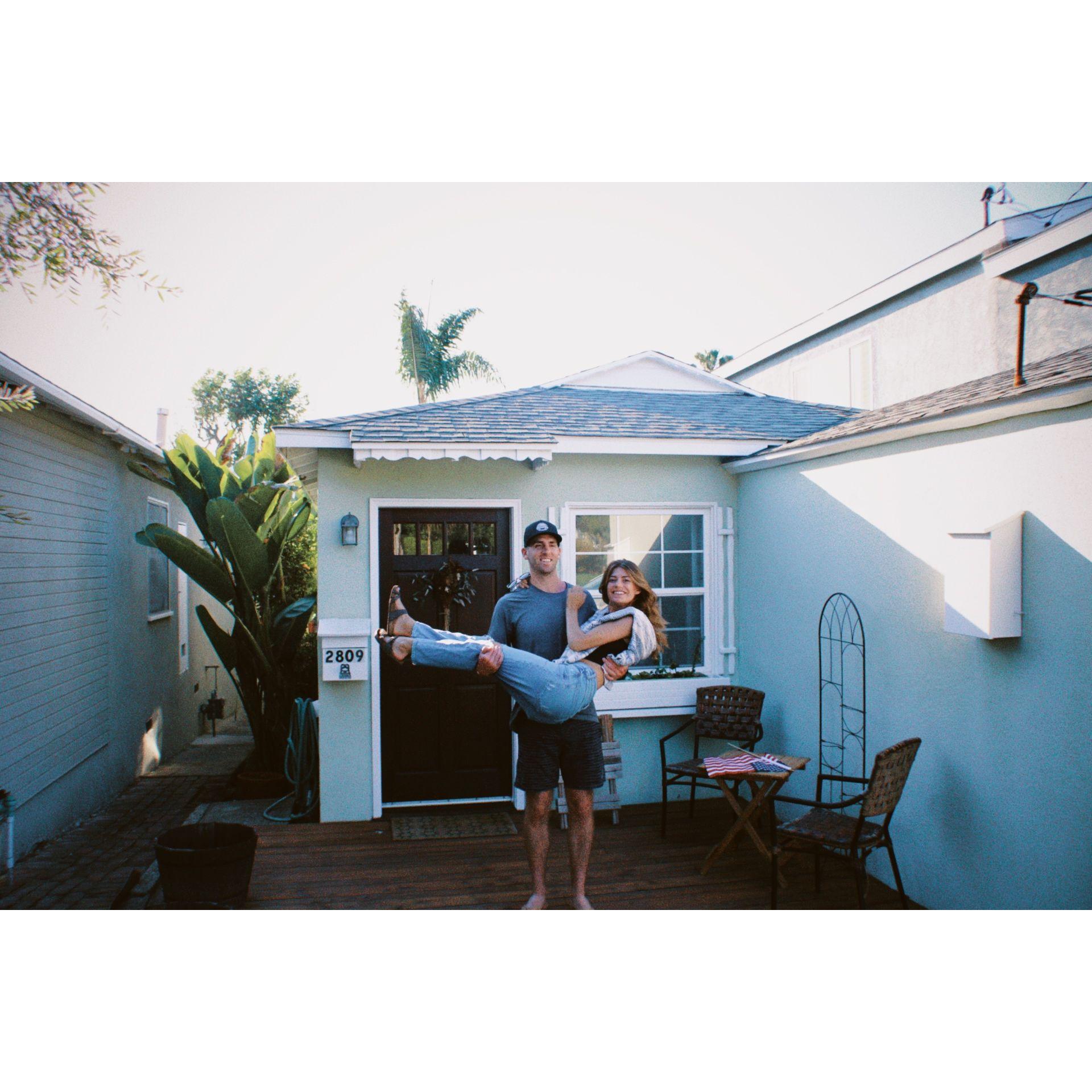 Our first home together