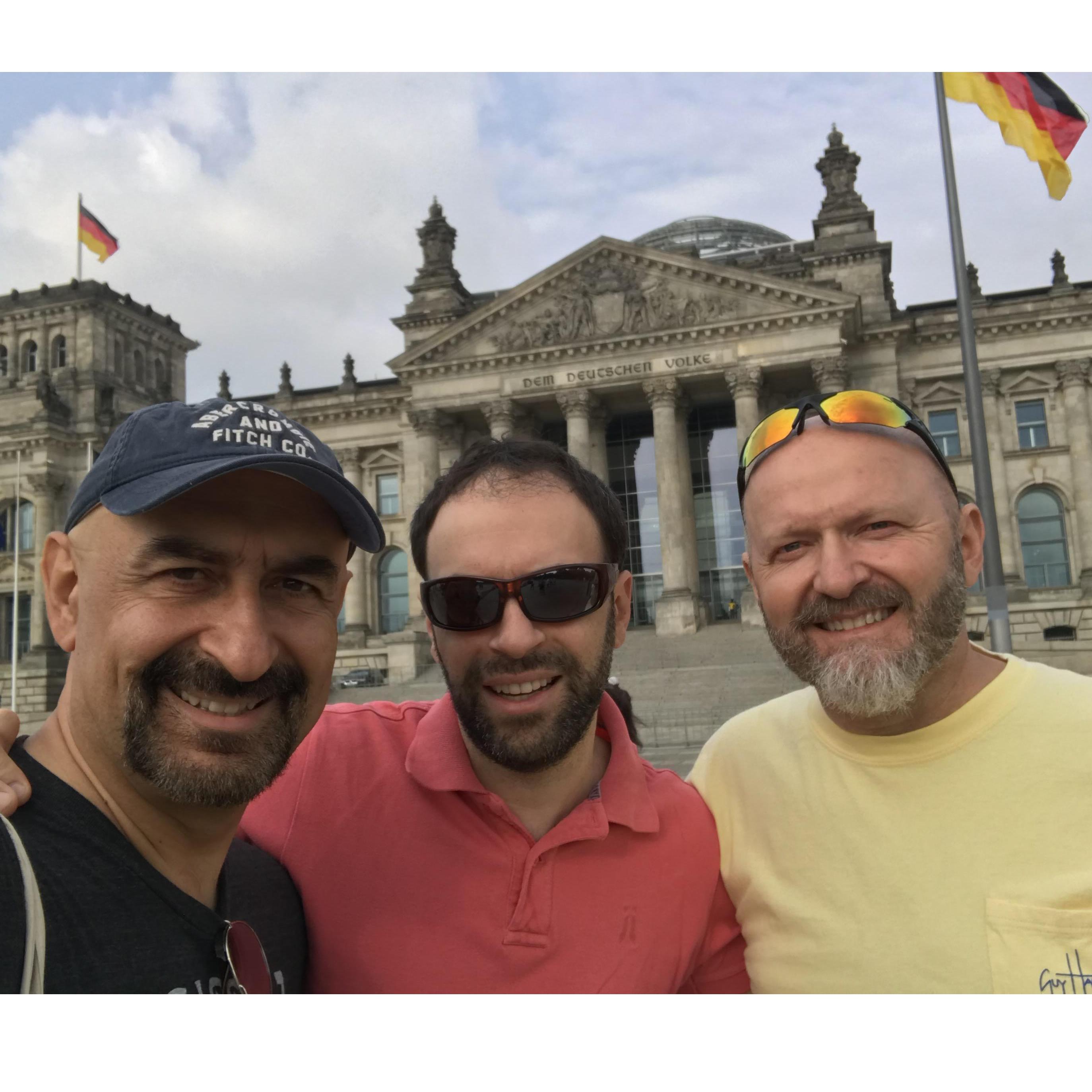 With Petros on our visit to Berlin
