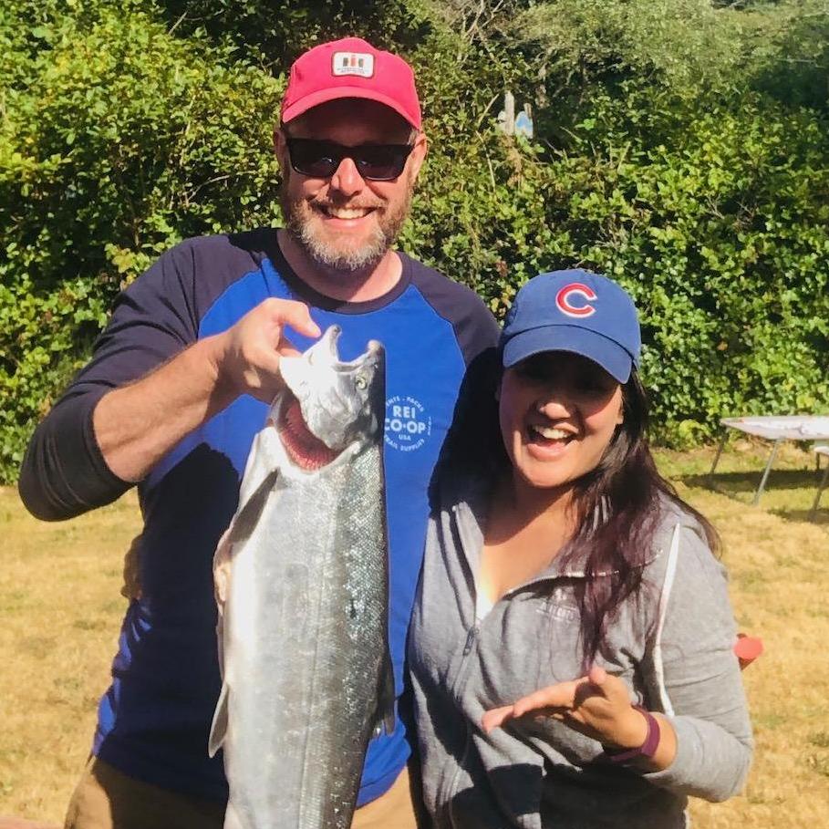 George's 2020 birthday salmon