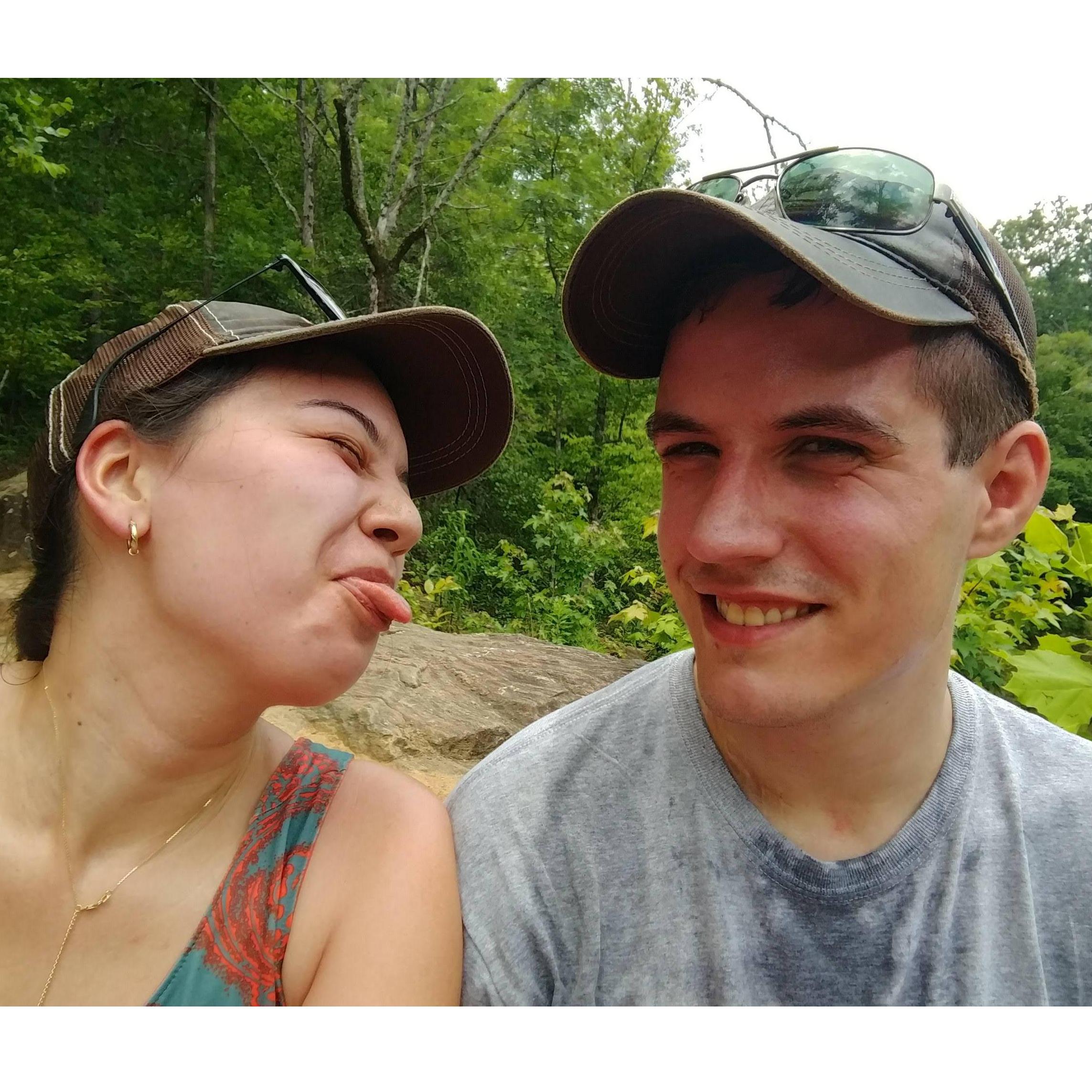 We were out hiking and I was frustrated with Miles that we never had any nice pictures. This time it was my fault.