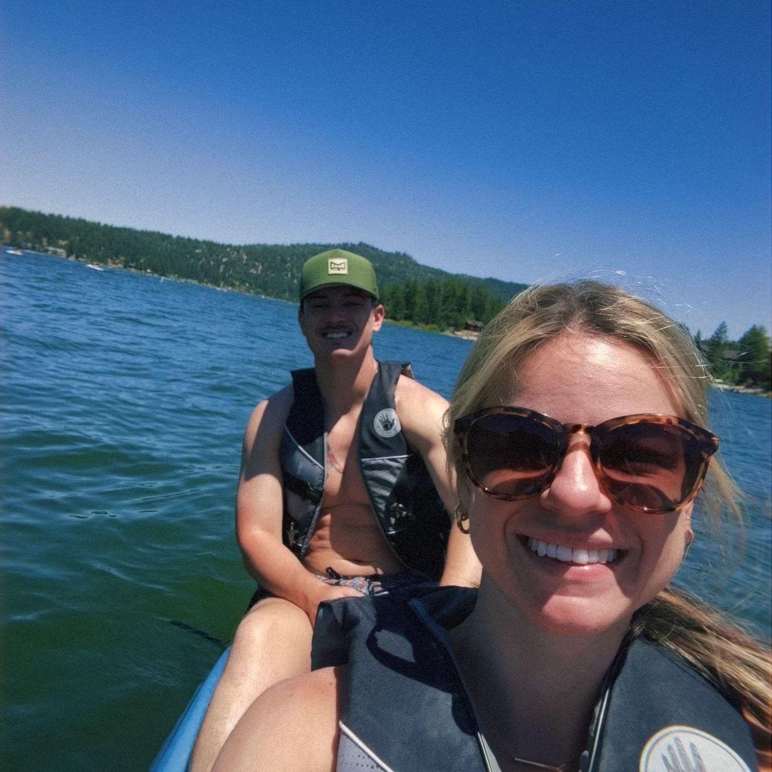 Kayaking on Big Bear Lake!