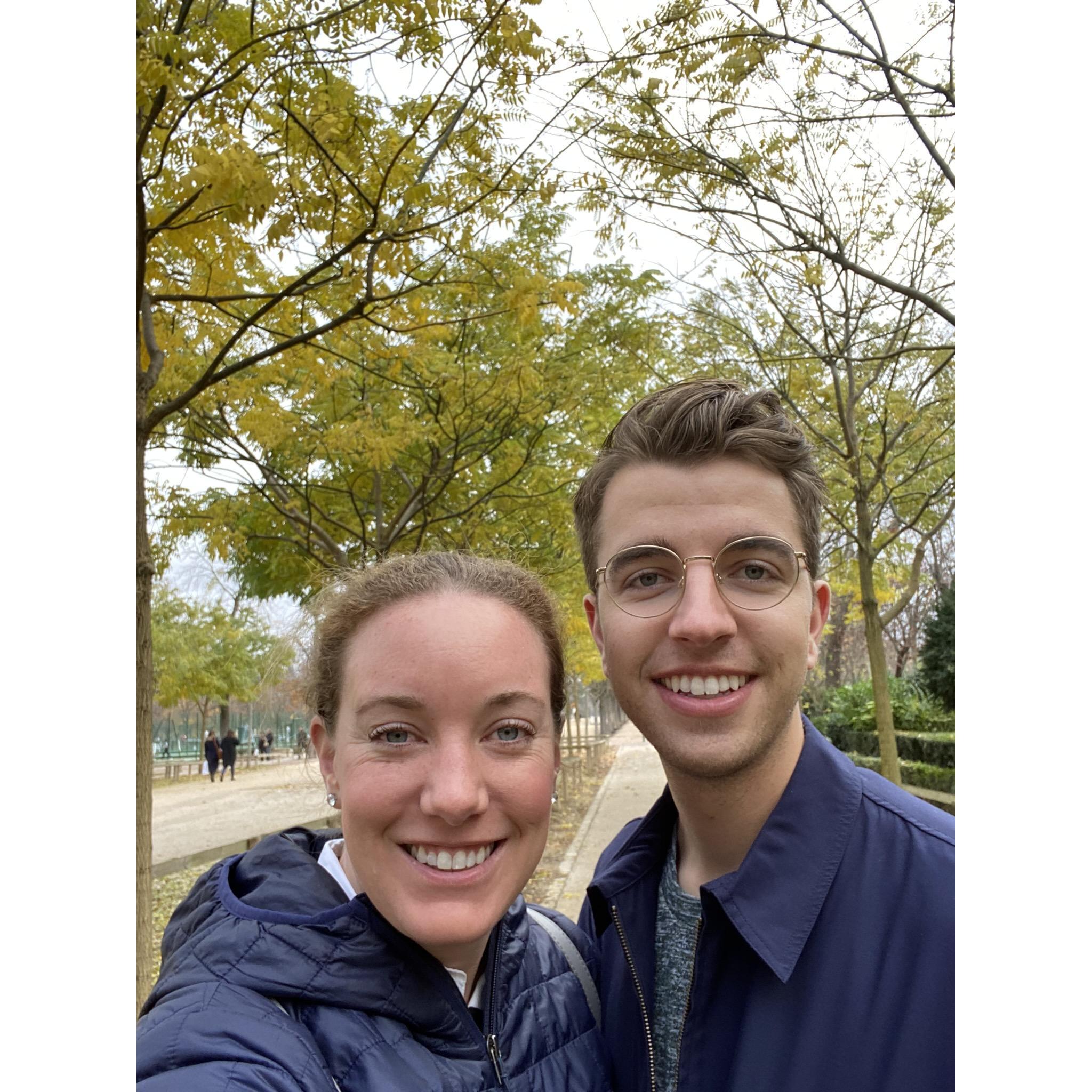 Wandering the Jardin du Luxembourg in Paris.