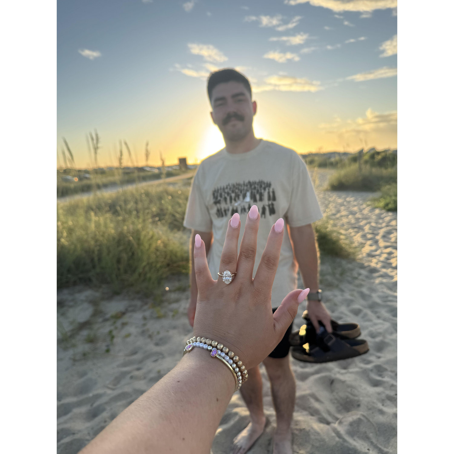 THE ENGAGEMENT! The most perfect ring in the most perfect place!