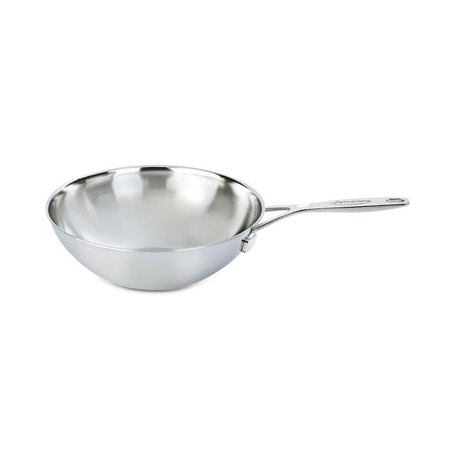 Demeyere Industry 5-Qt. Stainless Steel Flat Bottom Wok