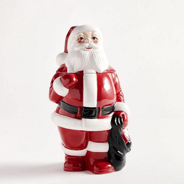 Figural Santa Cookie Jar - Light Skin Tone