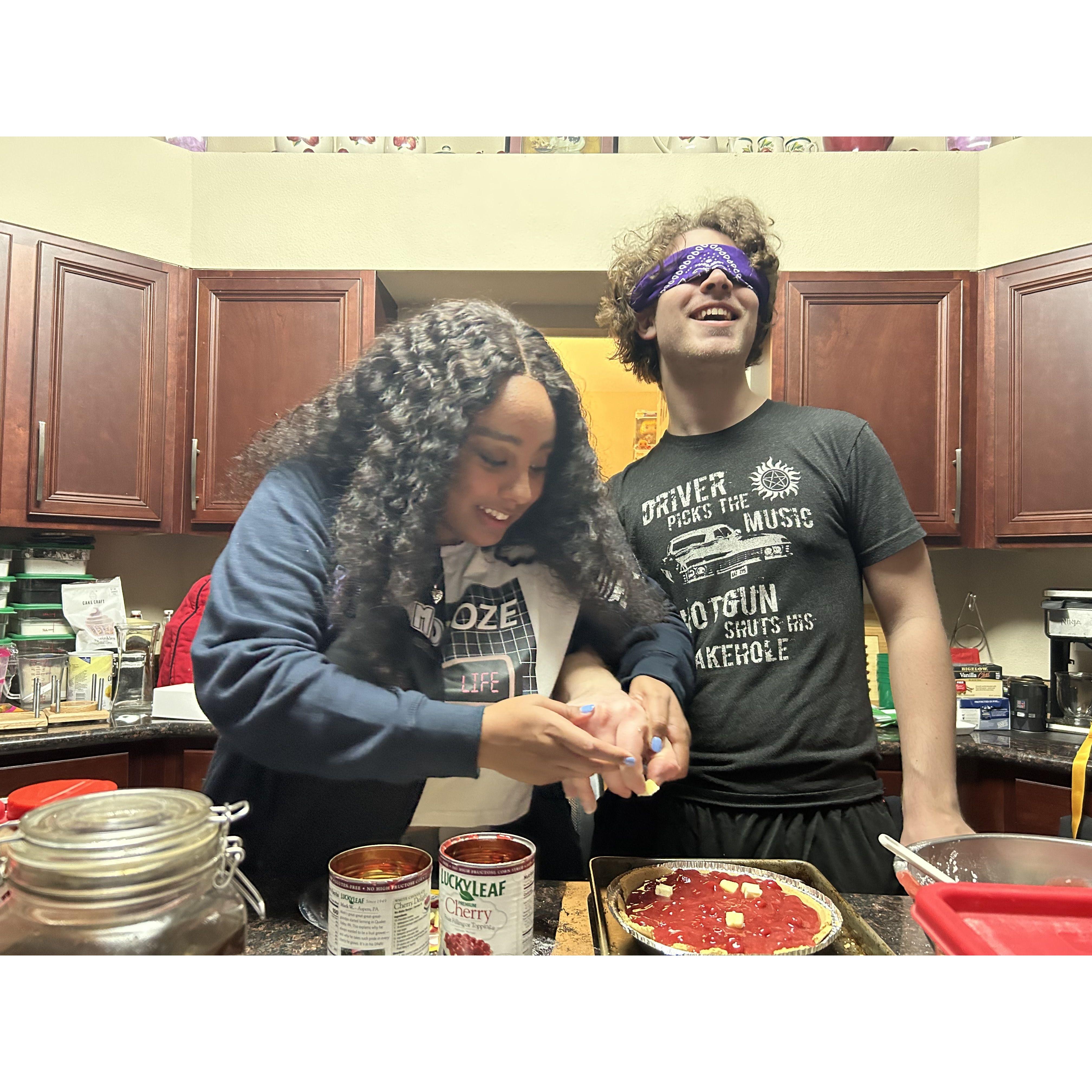 Blindfolded Baking!