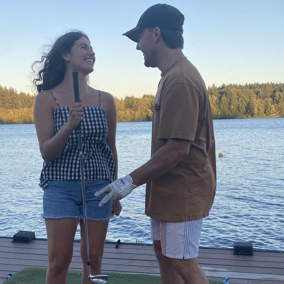 Jonah showing Nadia the ropes on Lake Isabella. This made all his dreams come true
