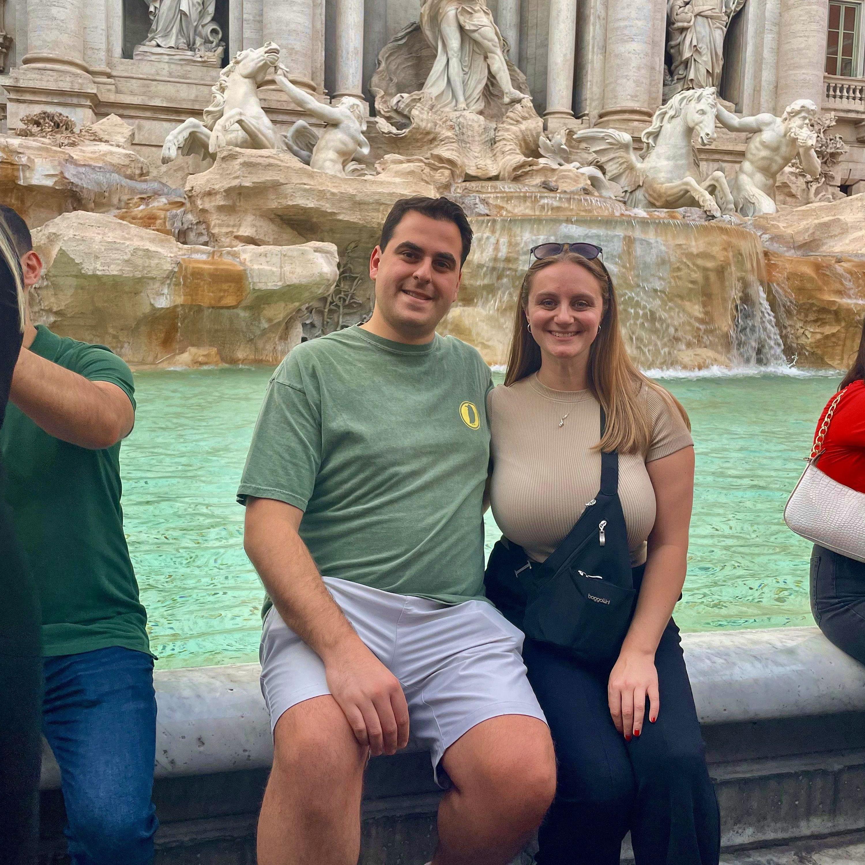 09.2024 - Beginning of our 2 week Italian adventure in Rome! And no, Andrew did not propose on this trip.