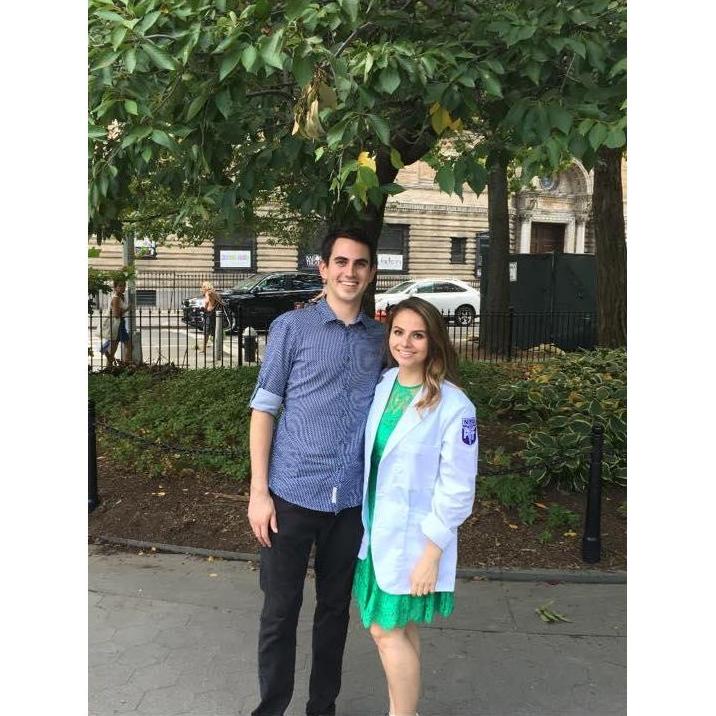 Nina's White Coat Ceremony. The start of NYU DPT school. Sept 2016