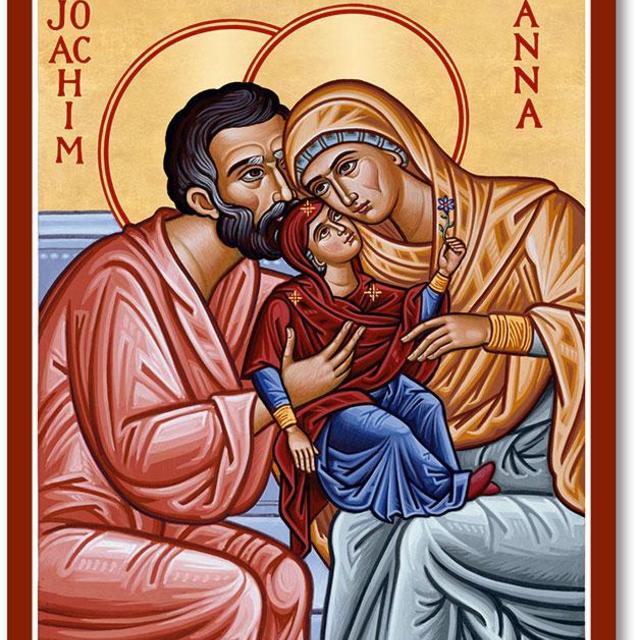 St Joachim & Anna Icon