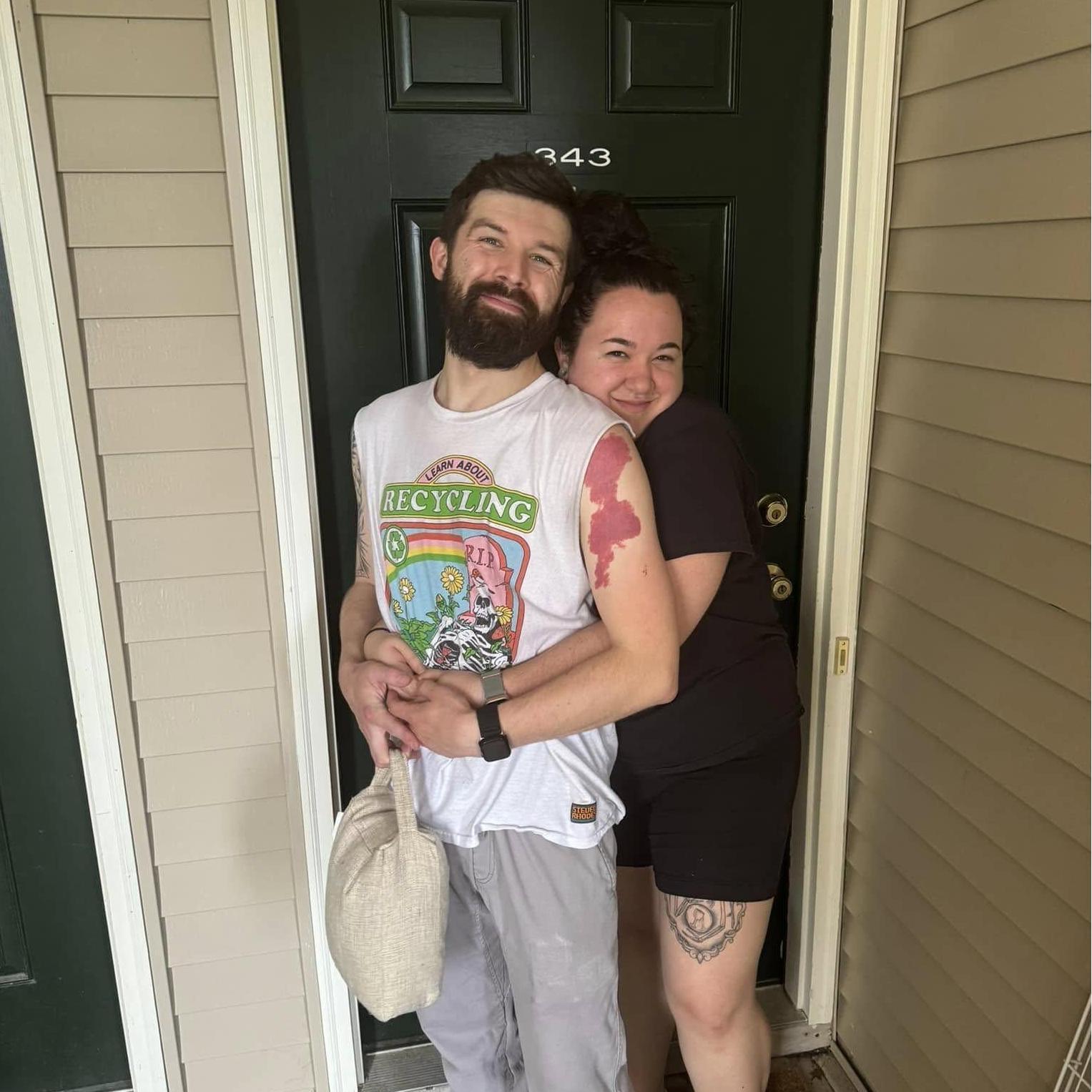 Last pic at our apartment. Bye 343, thanks for the memories!