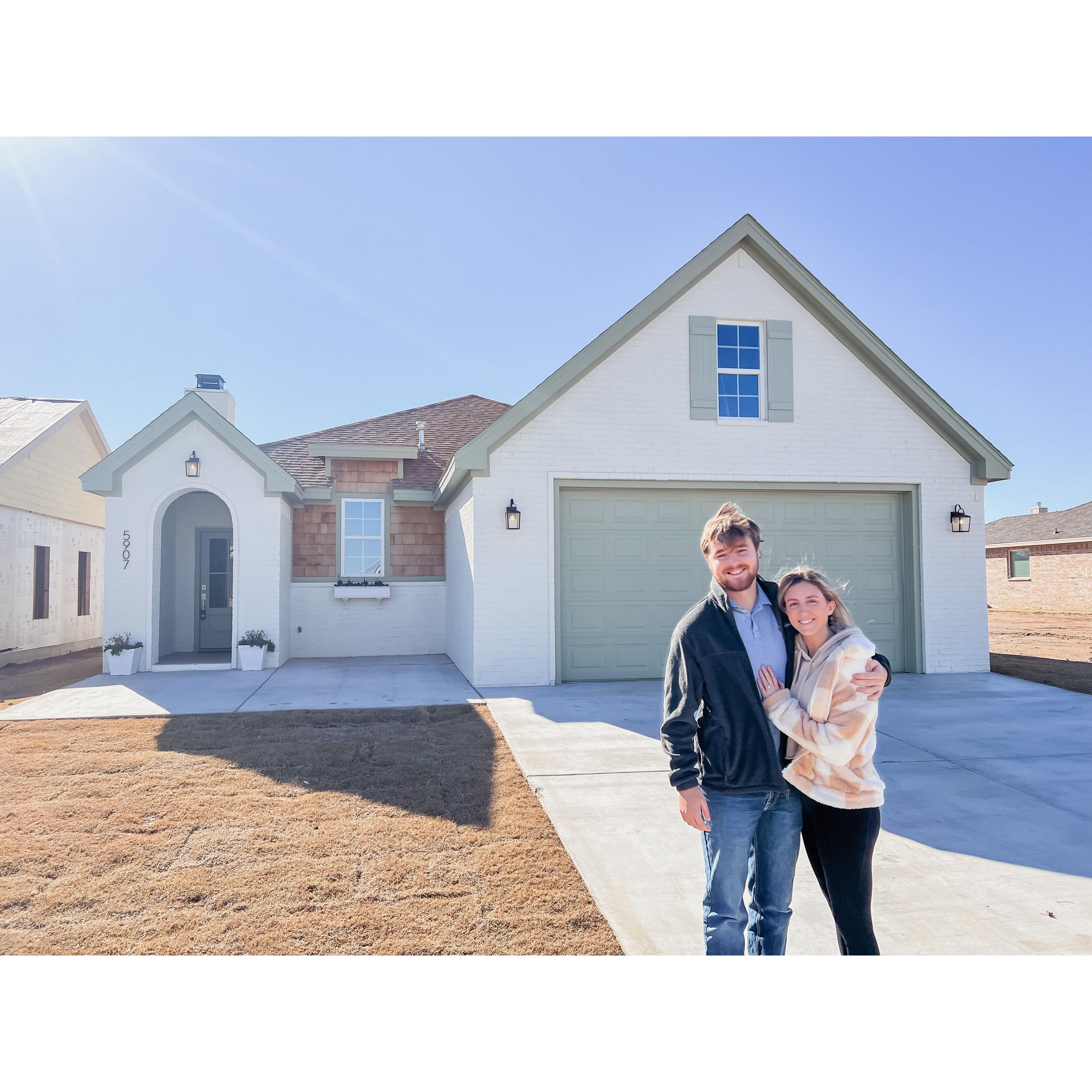 Bought our first house