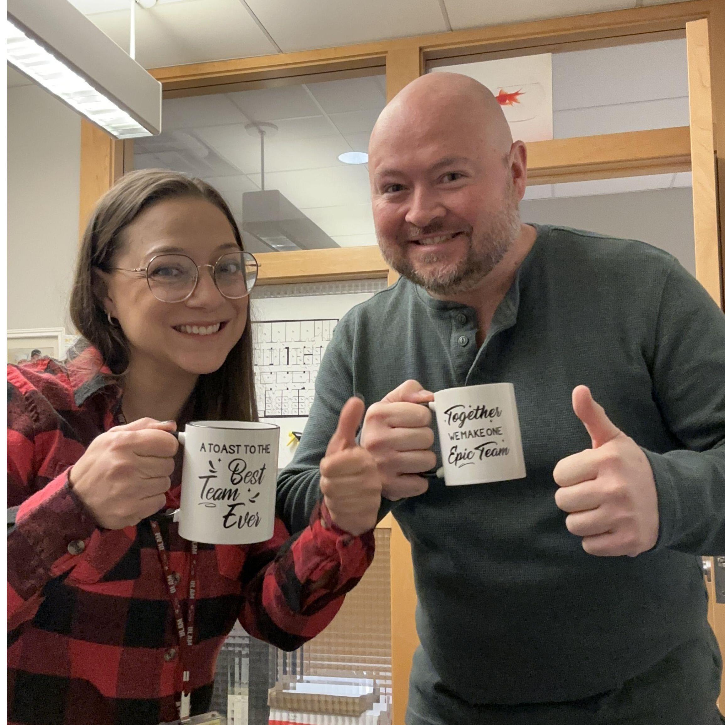 After a decade in the same unit together, they became co-supervisors, becoming "Mom and Dad" to the team. They learned to communicate seamlessly and that they had a reliable ally in each other.