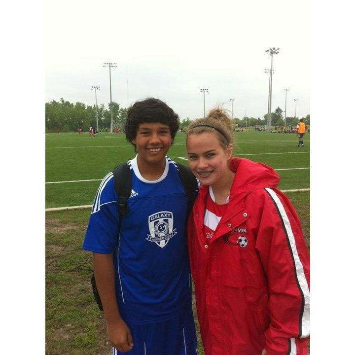 In high school, Javier played soccer for club that rivaled the club Sarah/ my dad (Scott) were a part of. Soccer Tournament, C. 2011