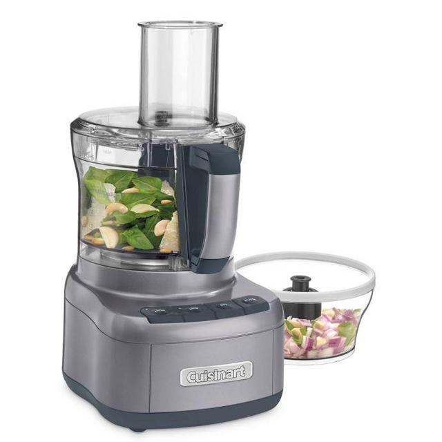 Cuisinart® Elemental 8-Cup Food Processor with 3-Cup Bowl in Gunmetal