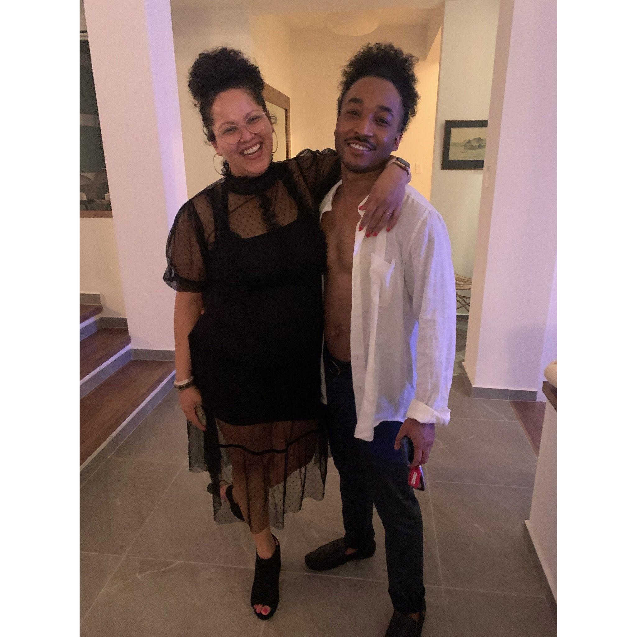 Ready to go out as a newly engaged couple