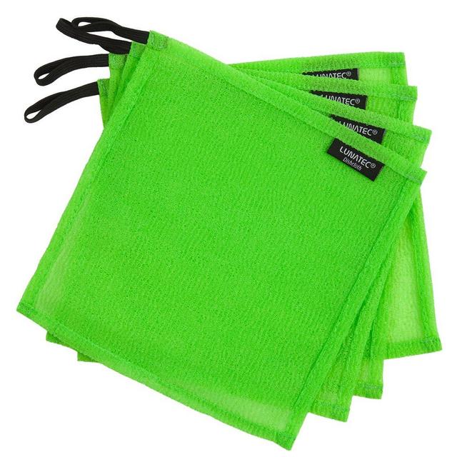 LUNATEC Odor-Free Dishcloths. The perfect scrubber, dish cloth, sponge and scouring pad to clean your dishes, pots & pans, and kitchen gear. Ideal for home, RV, boat galley and camp site. (4, Lime)