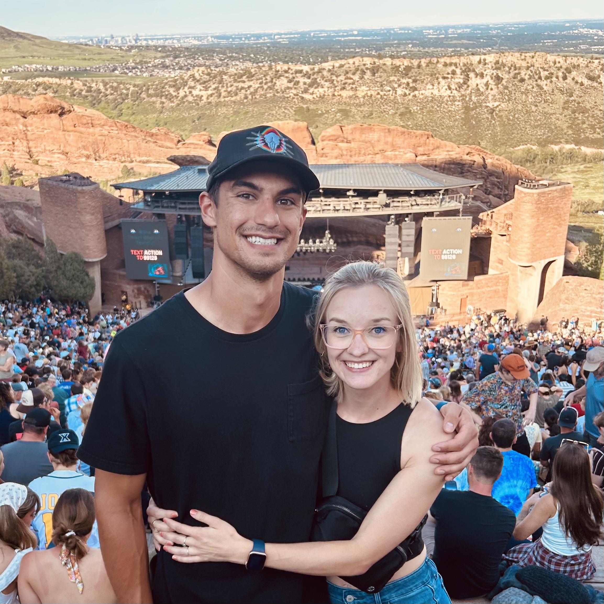Avett Brother concert where we became boyfriend and girlfriend