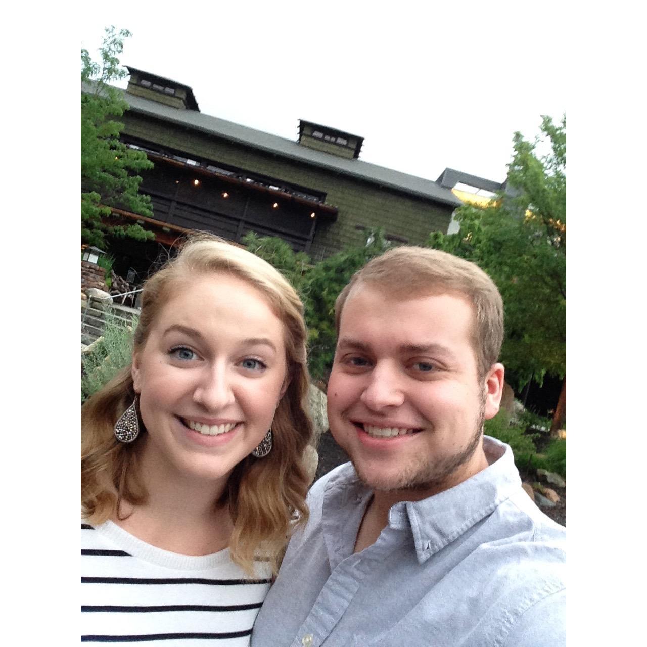 6/26/2015 - 3rd dating anniversary at Traders Point Creamery
