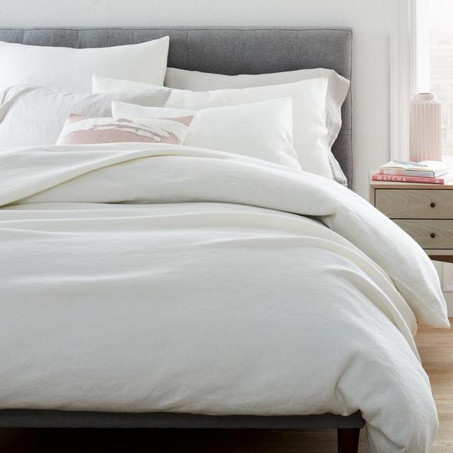 Hemp Cotton Solid Duvet, Full/Queen, Undyed Natural