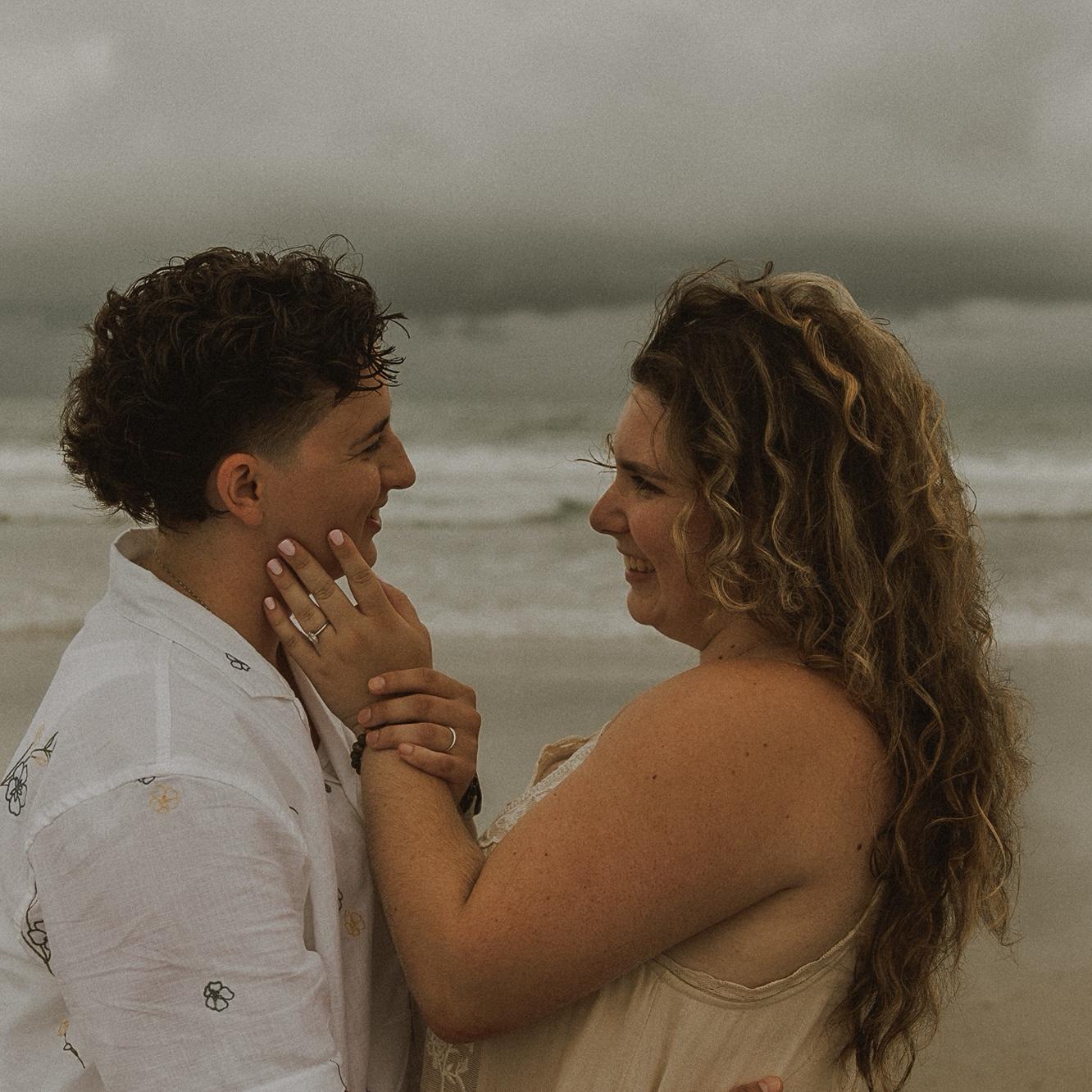 Engagement shoot with a surprise