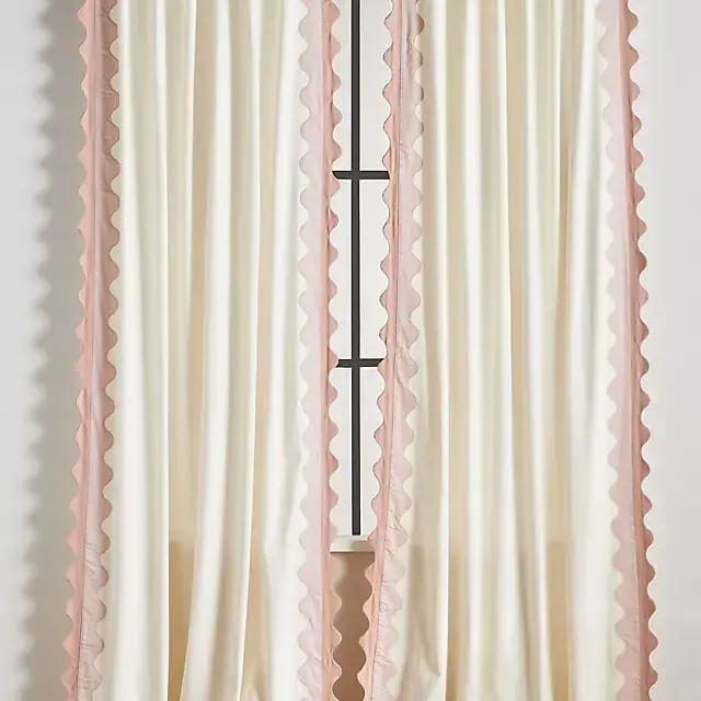 Maeve Scalloped Cotton Curtain