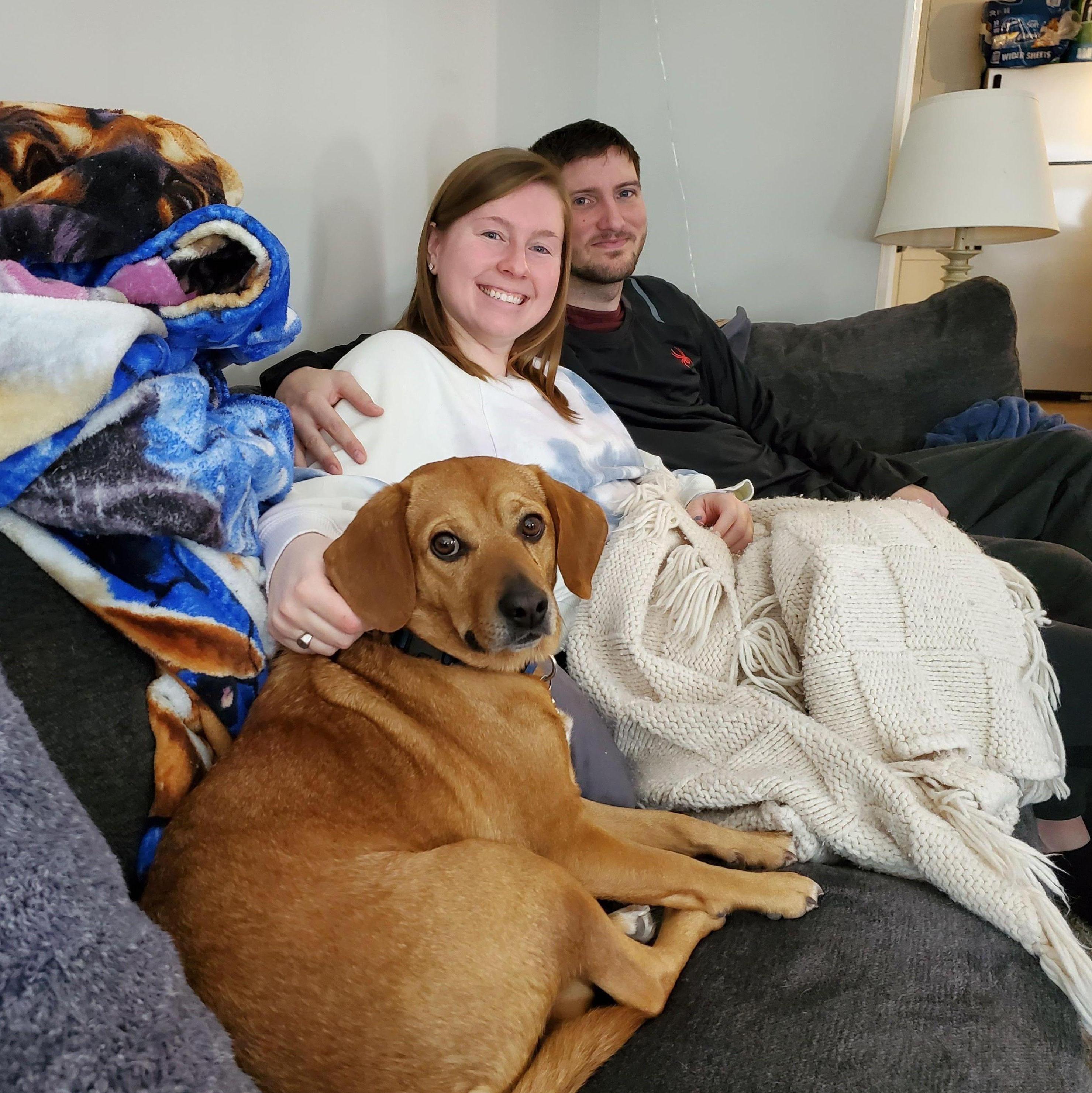 2022 - We found our new best friend! Gus was adopted in January of 2022 at about 3.5 y.o. & became the light of our lives instantaneously. He couldn't have been a more perfect addition to our family!