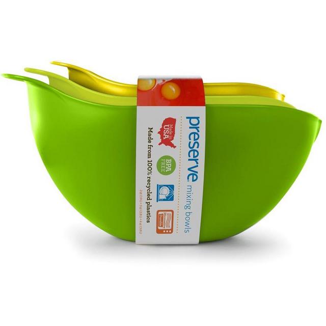 Recycled Plastic Mixing Bowls – Set of 3