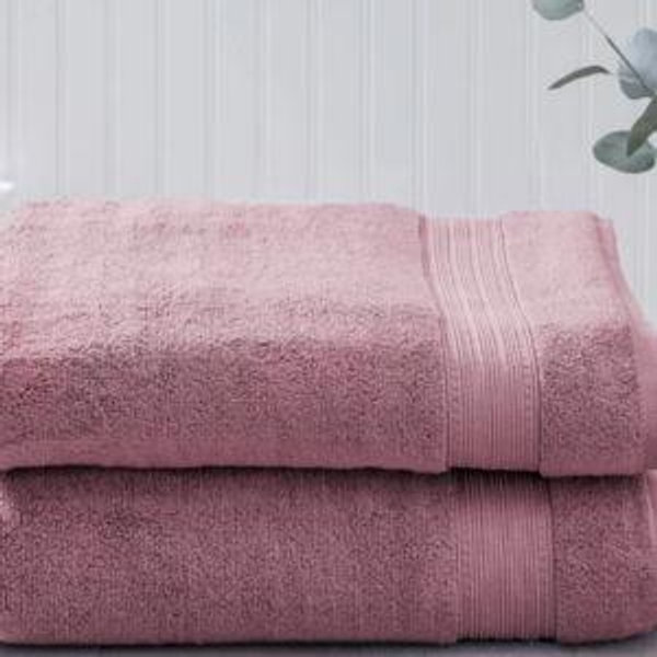 Charisma Hygrocotton Bath Sheets- Dark Pink