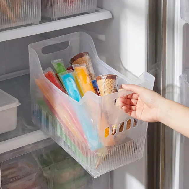 The Lakeside Collection Kitchen Freezer Clear Organizer Bin Multi-Purpose Storage Containers -