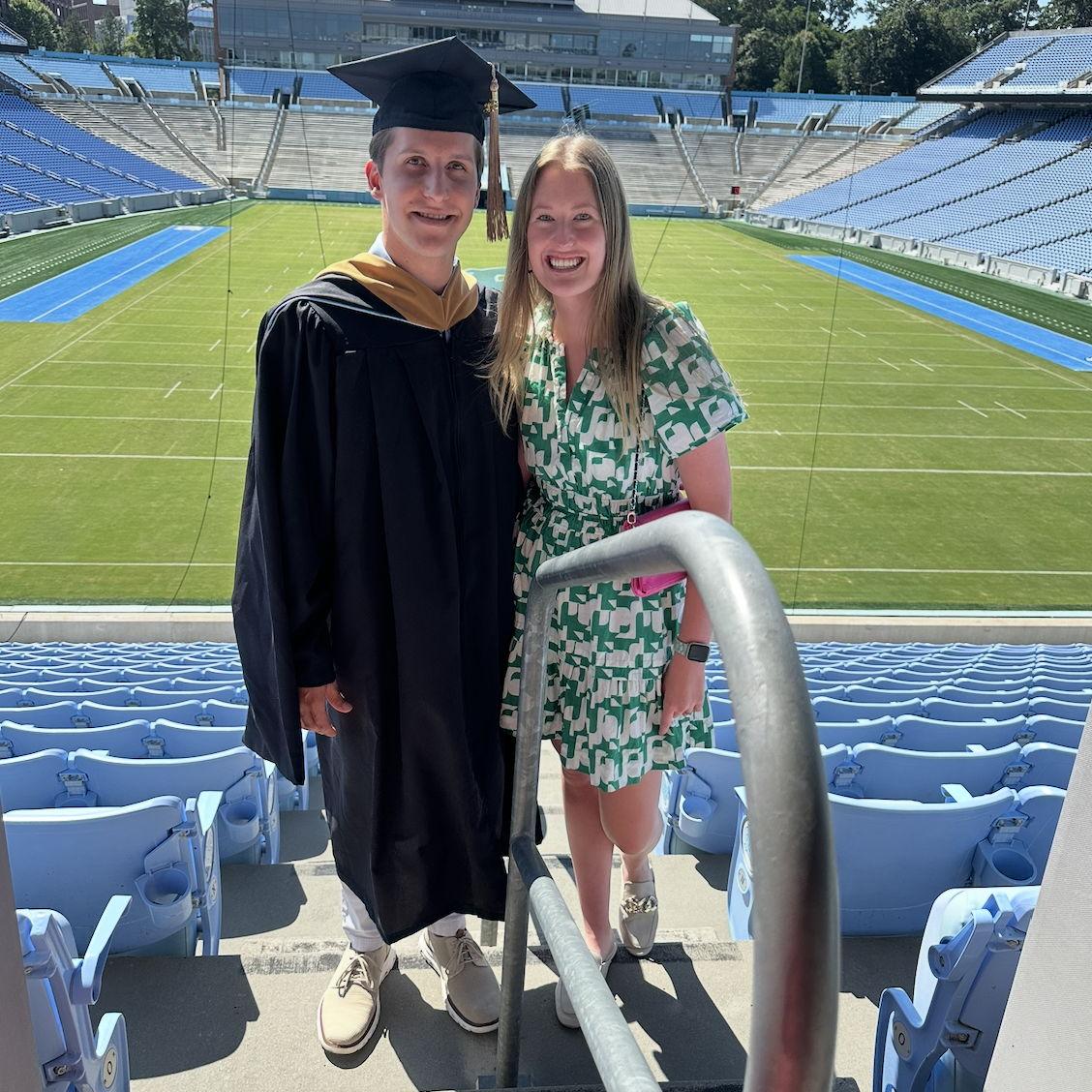 Andrew graduating from UNC