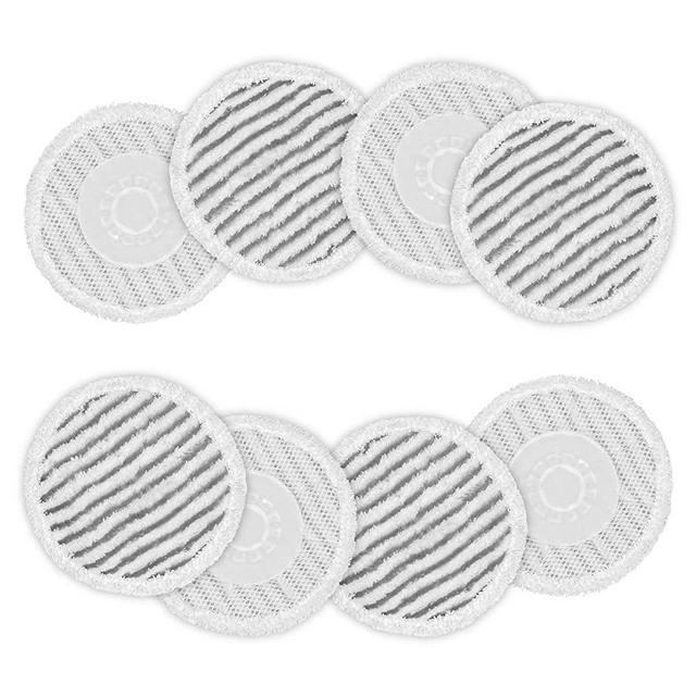 AIR U+ Replacement Steam Mop Pads for Shark S7000AMZ S7001 Steam Mop, Steam & Scrub All-in-One Scrubbing and Sanitizing, Dirt Grip Scrub Washable Pads, 8 Pack