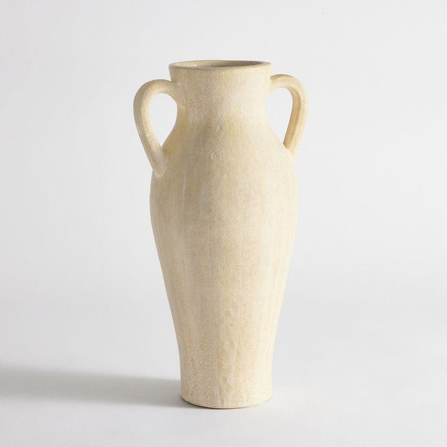 Artisan Studio Handcrafted Ceramic Vases, Tall Jug, Natural