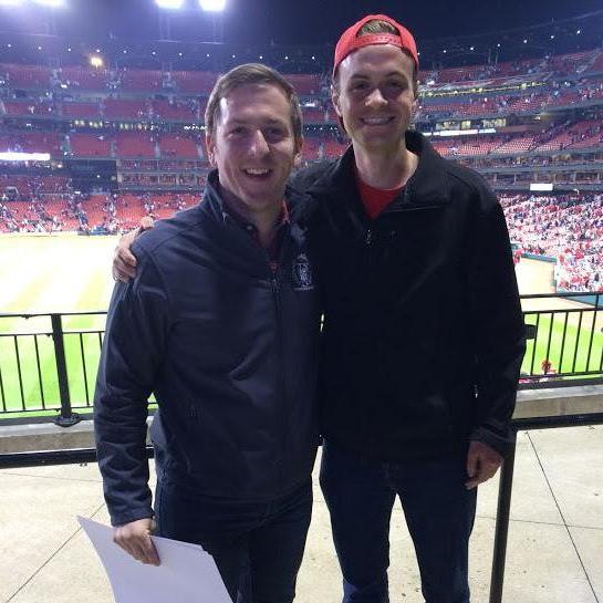 Our first Cardinals game together.