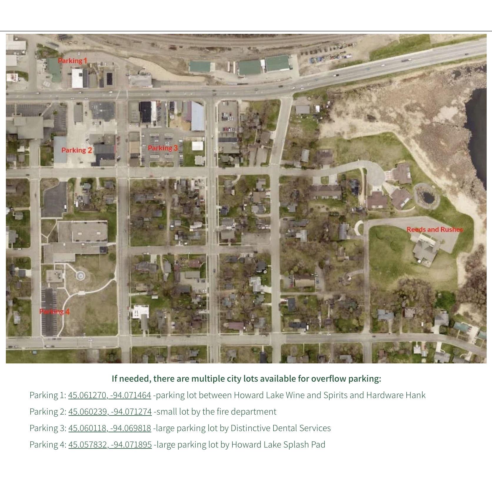 Parking Information for the Wedding Day