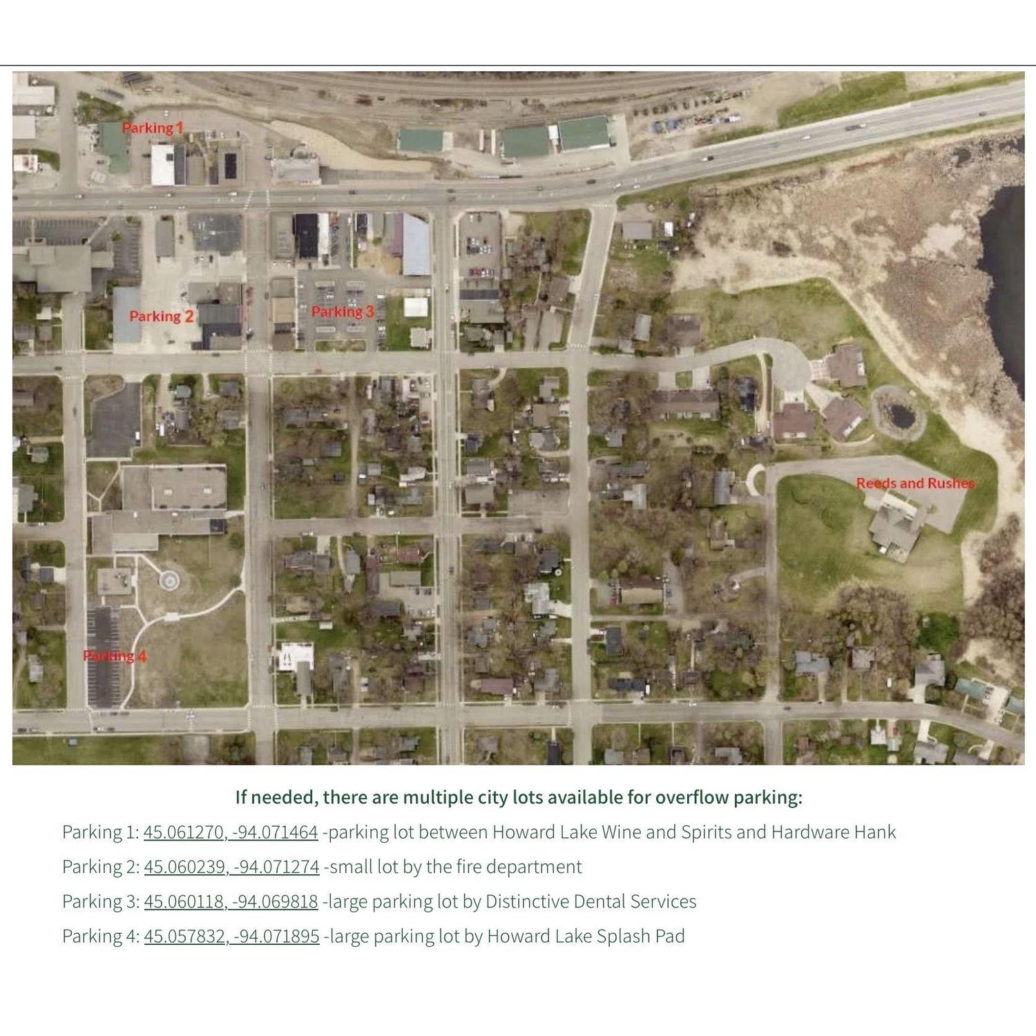 Parking Information for the Wedding Day