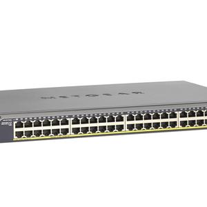 NETGEAR GS752TP-100NAS 48-Port Gigabit Ethernet Smart Managed Pro Switch, 4 SFP GbE Fiber Ports, Poe/PoE+, 384w, ProSAFE Lifetime Protection (GS752TP)