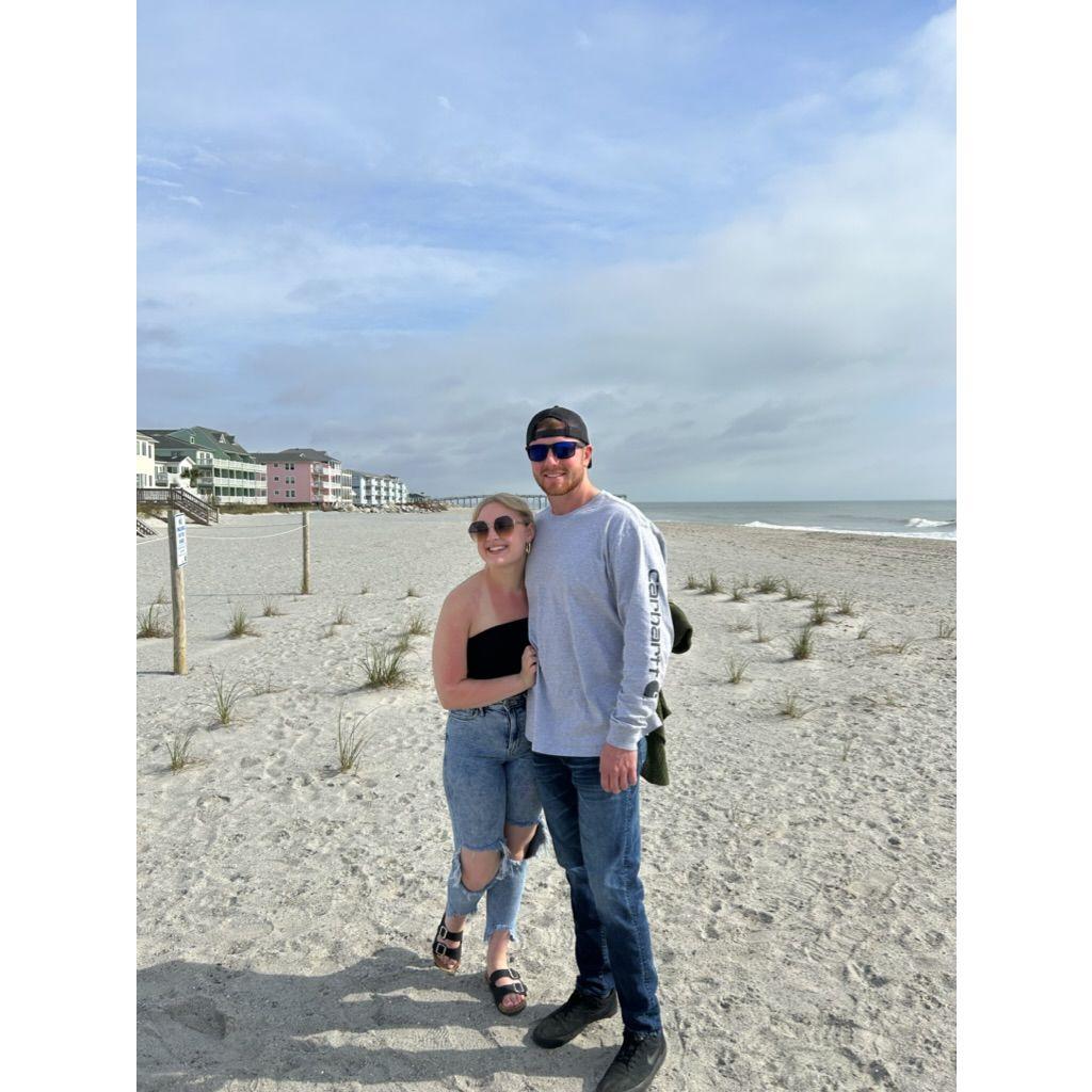 The first of many beach trips!