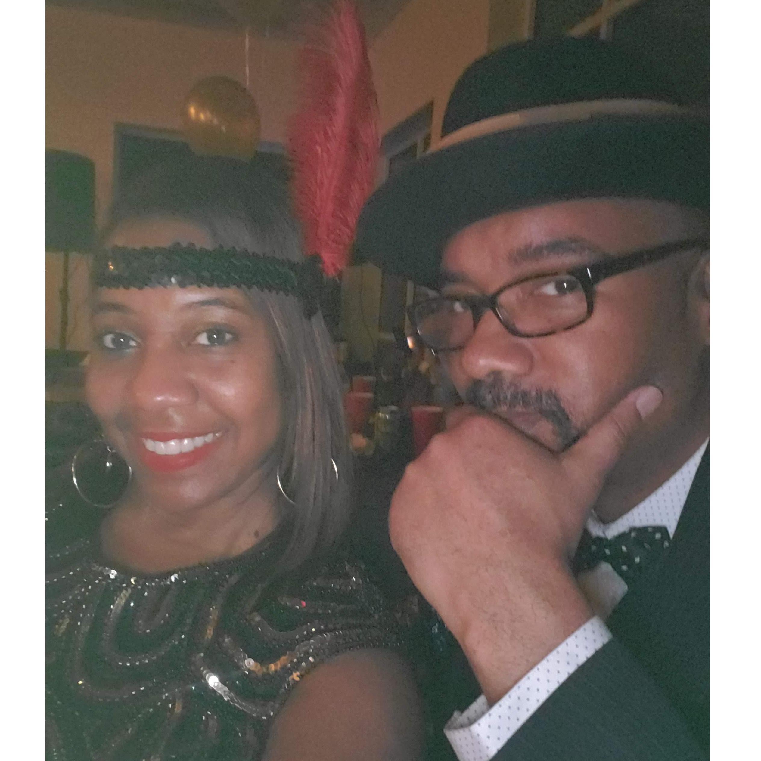 We're always theme ready! Harlem Knights Theme celebrating a good friend's 50th Birthday